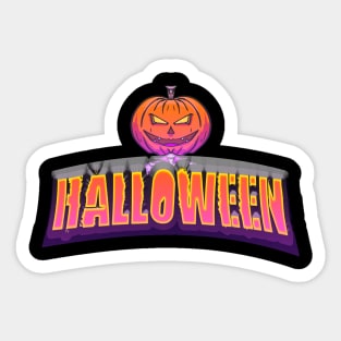 party on halloween Sticker